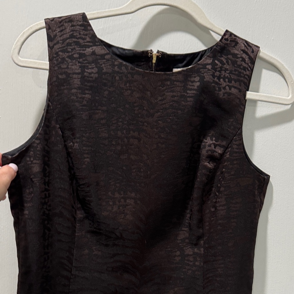 Chic Sleeveless Brown/Black Michael Kors Dress